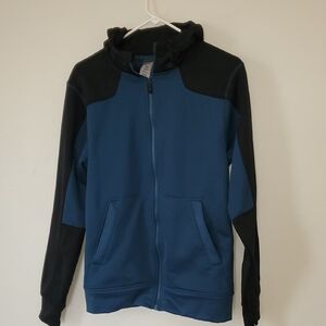 Champion Blue and Black Full-Zip Hooded Jacket